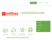 Tablet Screenshot of militex.nl
